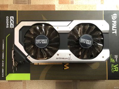 Лот: 16849896. Фото: 1. Видеокарта Palit GeForce GTX 1060... Видеокарты