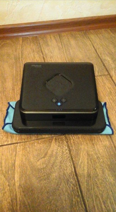 Лот: 16540299. Фото: 1. Робот-пылесос IRobot bravaa 380t. Пылесосы, паровые швабры