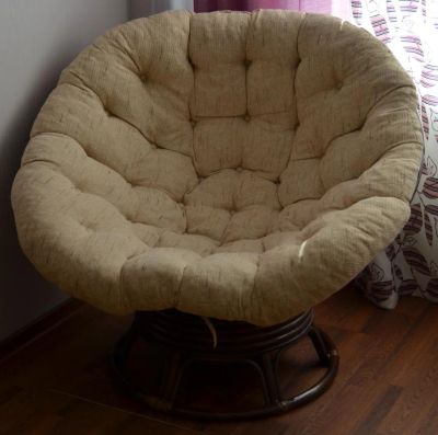 Лот: 4316845. Фото: 1. Кресло из ротанга "Papasan". Кресла, пуфы