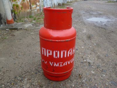 Лот: 12998870. Фото: 1. газовый баллон с вентилем 27. Баллоны, газ в баллонах