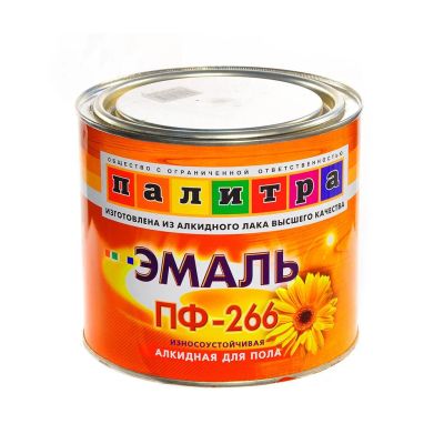 Лот: 24099899. Фото: 1. Эмаль Палитра, ПФ-266, алкидная... Краски, лаки, растворитель