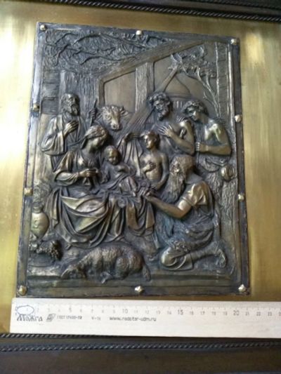 Лот: 17973588. Фото: 1. настенное панно Рождество Христово... Произведения