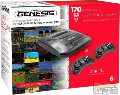 Лот: 17640184. Фото: 1. Игровая приставка Retro Genesis... Консоли