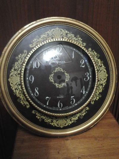 Лот: 9187542. Фото: 1. панель от часов СССР со стеклом. Часы настенные, настольные