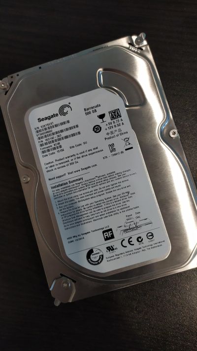 Лот: 15717067. Фото: 1. Seagate ST500DM002 500 Гб жёсткий... Жёсткие диски (HDD)