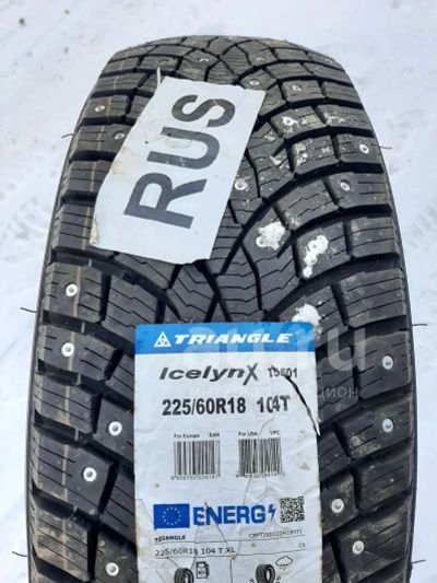 Лот: 24399271. Фото: 1. Зимняя резина 225/60 R-18 "Triangle... Шины