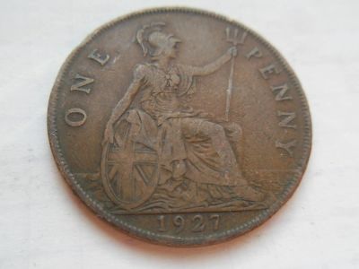 Лот: 8571276. Фото: 1. Великобритания 1 пенни 1927. Европа