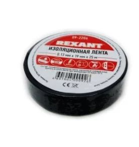 Лот: 11106309. Фото: 1. Изолента черная Rexant. Расходные материалы, сменные насадки