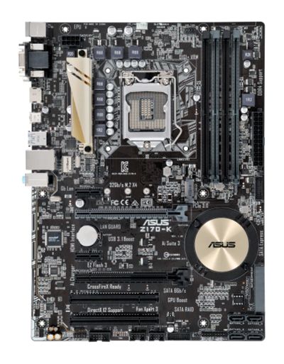 Лот: 19423698. Фото: 1. Топовая плата LGA 1151: Asus Z170-A. Материнские платы