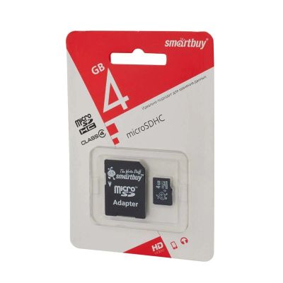 Лот: 22146768. Фото: 1. КАРТА ПАМЯТИ SMART BUY microSDHC... Карты памяти