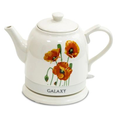 Лот: 16224314. Фото: 1. Чайник Galaxy GL 0506 White 1400... Чайники, кофемашины, кулеры