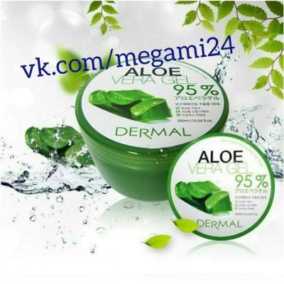 Лот: 7070918. Фото: 1. Dermal Гель алоэ вера 95% 300... Уход за лицом 
