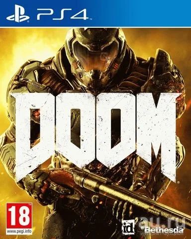 Лот: 13350450. Фото: 1. DOOM [PS4, русская версия] + Обмен... Игры для консолей