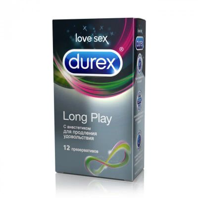 Лот: 22062961. Фото: 1. Презервативы Durex Long Play с... Презервативы