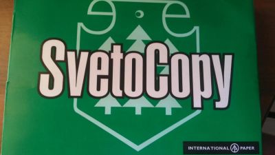 Лот: 8057795. Фото: 1. Бумага SvetoCopy белая 500 листов... Бумага