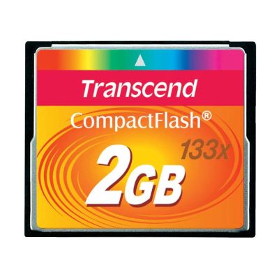 Лот: 5328937. Фото: 1. Transcend 2GB Compact Flash Card... Карты памяти