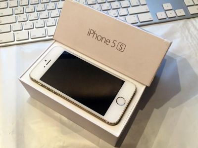 Лот: 5719624. Фото: 1. Apple iPhone 5s 16gb Gold (A1457... Смартфоны