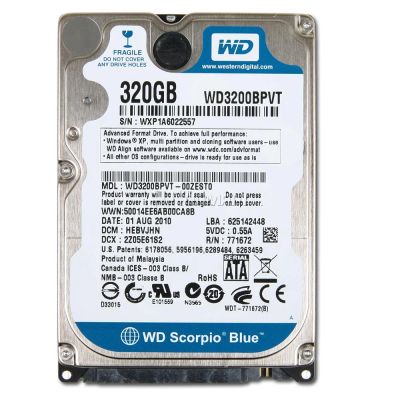 Лот: 5065102. Фото: 1. Жесткий диск 2.5" SATA-3 320Gb... Жёсткие диски (HDD)