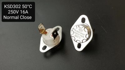 Лот: 18602392. Фото: 1. Термостат KSD302 , 50°C , Градусов... Реле, тумблеры, переключатели