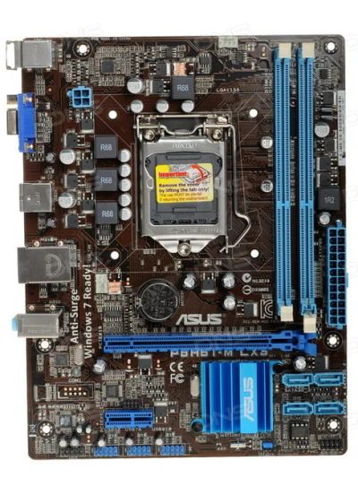 Лот: 11579447. Фото: 1. Asus P8H61-M LX3 поддержка ivy... Материнские платы