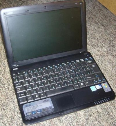Лот: 1279854. Фото: 1. MSI U130 - Срочно! 3500р до утра... Ноутбуки