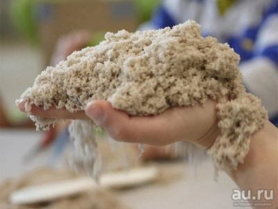 Лот: 8934400. Фото: 1. Трогательный песок ЛЕПА (кинетический... Развивающие