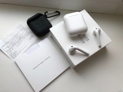 Лот: 13129701. Фото: 1. AirPods оригинал , гарантия. Красноярск