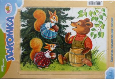 Лот: 3034474. Фото: 1. Развивающий пазл "Лакомка" НОВЫЙ. Пазлы