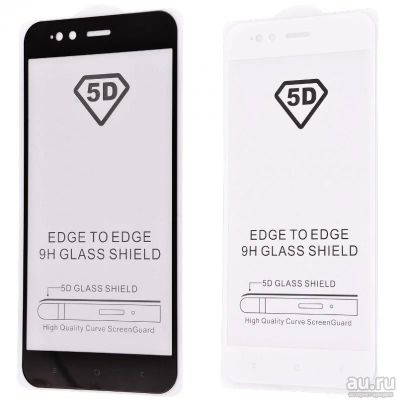 Лот: 12366006. Фото: 1. Защитное стекло 5D Xiaomi Mi A1... Защитные стёкла, защитные плёнки
