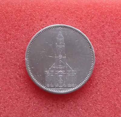 Лот: 10235359. Фото: 1. 5 марок 1934 года. Германия. Третий... Германия и Австрия