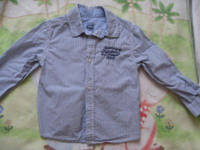 Лот: 11861359. Фото: 1. Рубашка "Остин" на мальчика 92... Рубашки, блузки, водолазки