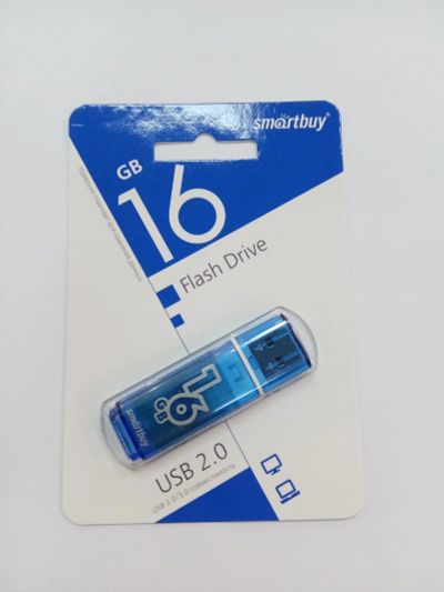 Лот: 16864770. Фото: 1. Флешка USB 2.0 16Gb SmartBuy Glossy... USB-флеш карты