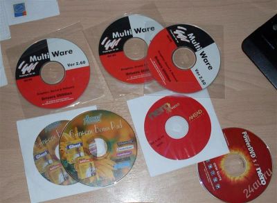 Лот: 2240905. Фото: 1. OEM-диски PowerDVD 5, NERO, Norton... CD, DVD, BluRay