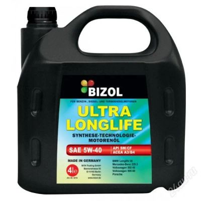 Лот: 2494496. Фото: 1. моторное масло bizol ultra longlife... Масла, жидкости