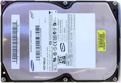 Лот: 2168758. Фото: 1. Samsug 160Gb SATA HD160JJ. Жёсткие диски (HDD)