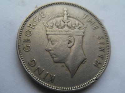 Лот: 19446294. Фото: 1. Маврикий 1 рупия 1950. Африка
