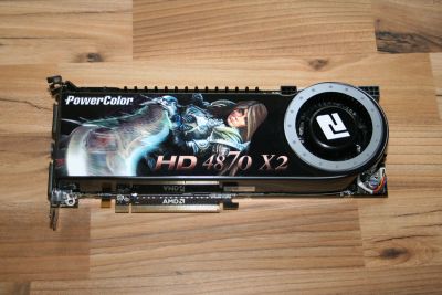 Лот: 6357336. Фото: 1. PowerColor Radeon HD 4870 X2 750Mhz... Видеокарты