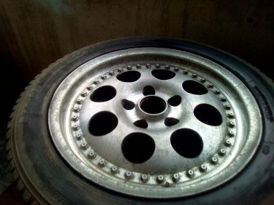 Лот: 11381682. Фото: 1. Диски кованые на резине, комплект... Шины на дисках