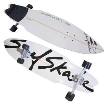 Лот: 5382789. Фото: 1. Surfskate Premiere Black V-Truck. Роликовые коньки, скейтборды, самокаты