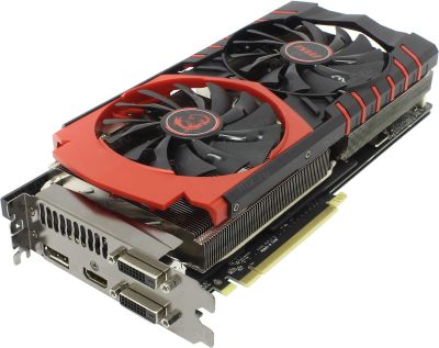 Лот: 14025122. Фото: 1. MSI PCI-Ex Radeon R9 390X 8192MB... Видеокарты