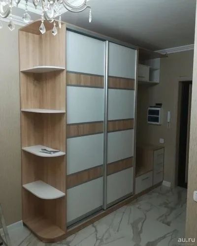 Лот: 13739365. Фото: 1. Шкаф в прихожую (с радиусными... Обувные полки и тумбы