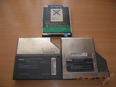Лот: 788457. Фото: 1. 3 ноутбучных FDD. Приводы CD, DVD, BR, FDD