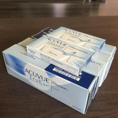 Лот: 8055282. Фото: 1. Acuvue Oasys разных диоптрий. Контактные линзы