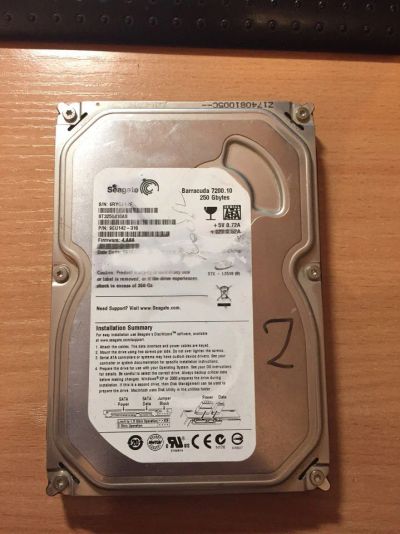 Лот: 9397561. Фото: 1. Жесткий диск Seagate ST3250410AS... Жёсткие диски (HDD)