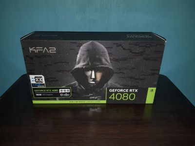 Лот: 24847018. Фото: 1. Видеокарта KFA2 GeForce RTX 4080... Видеокарты