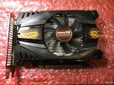 Лот: 8489473. Фото: 1. Inno3D GTX 750 Green 1Gb. Видеокарты