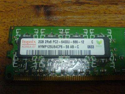 Лот: 5759849. Фото: 1. Hynix ddr2 PC-6400 800mhz 2gb. Оперативная память