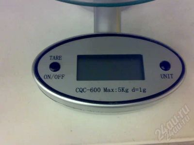 Лот: 1127810. Фото: 1. Весы кухонные CQC-600до 5 кг Новые. Кухонная