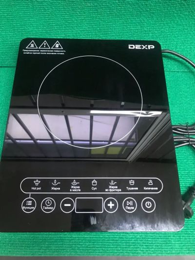 Лот: 20090895. Фото: 1. Индукционная плита Dexp ins2000... Плиты, духовые шкафы, варочные поверхности