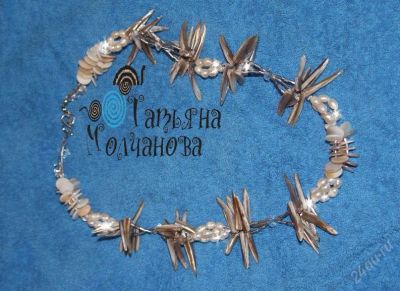 Лот: 788151. Фото: 1. Колье "Цветы морские". Жемчуг... Колье